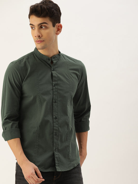 Solid Casual Shirt