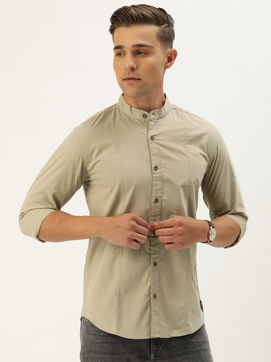 Solid Casual Shirt