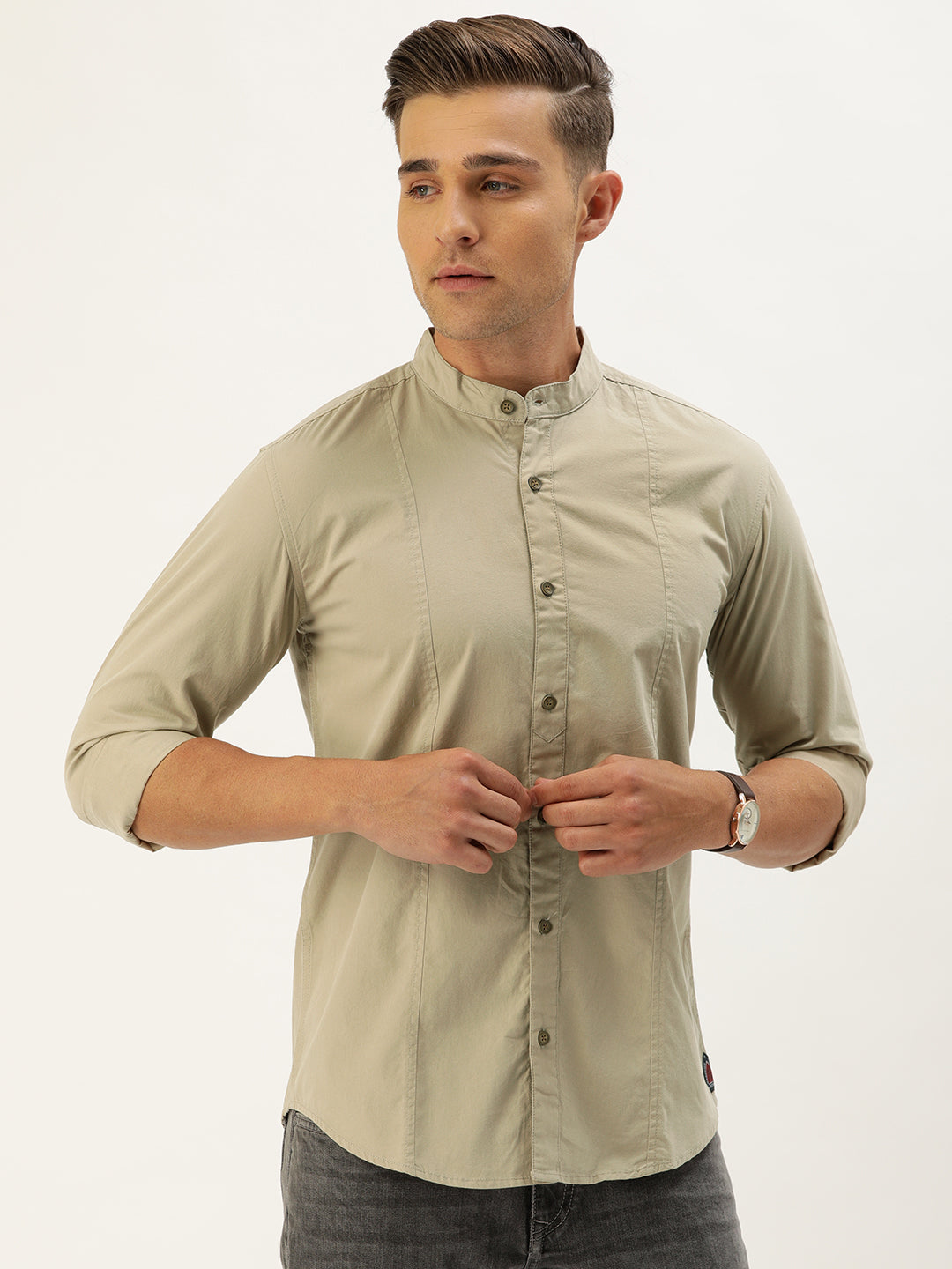 Solid Casual Shirt