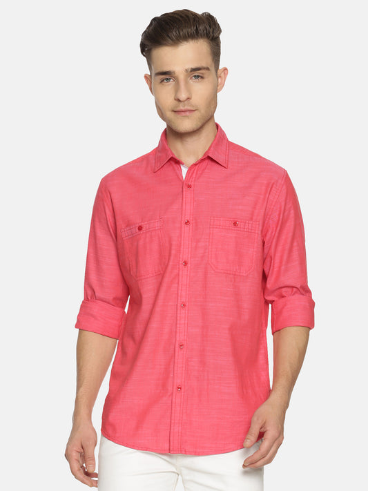 Solid Casual Shirt