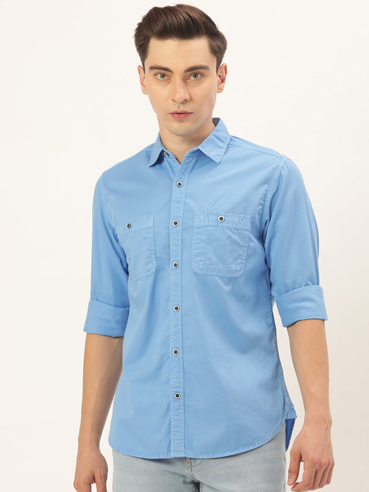 Solid Casual Shirt