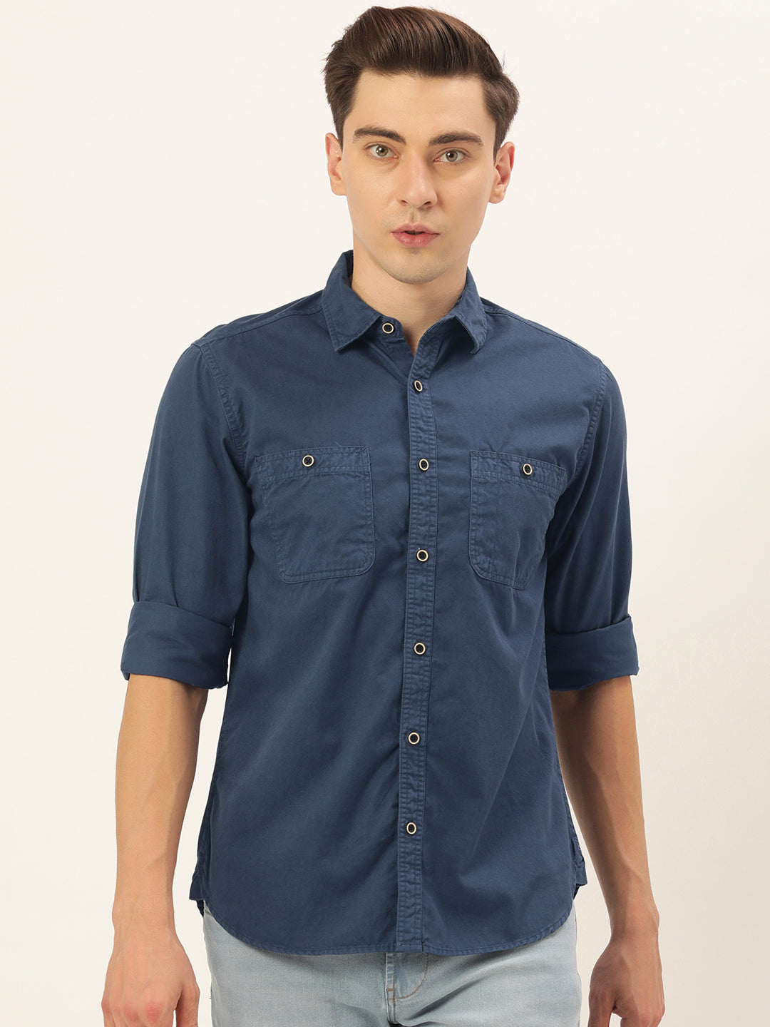 Solid Casual Shirt