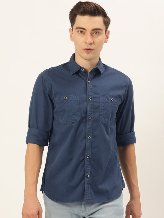Solid Casual Shirt