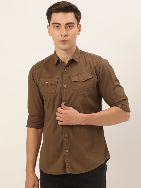 Solid Casual Shirt