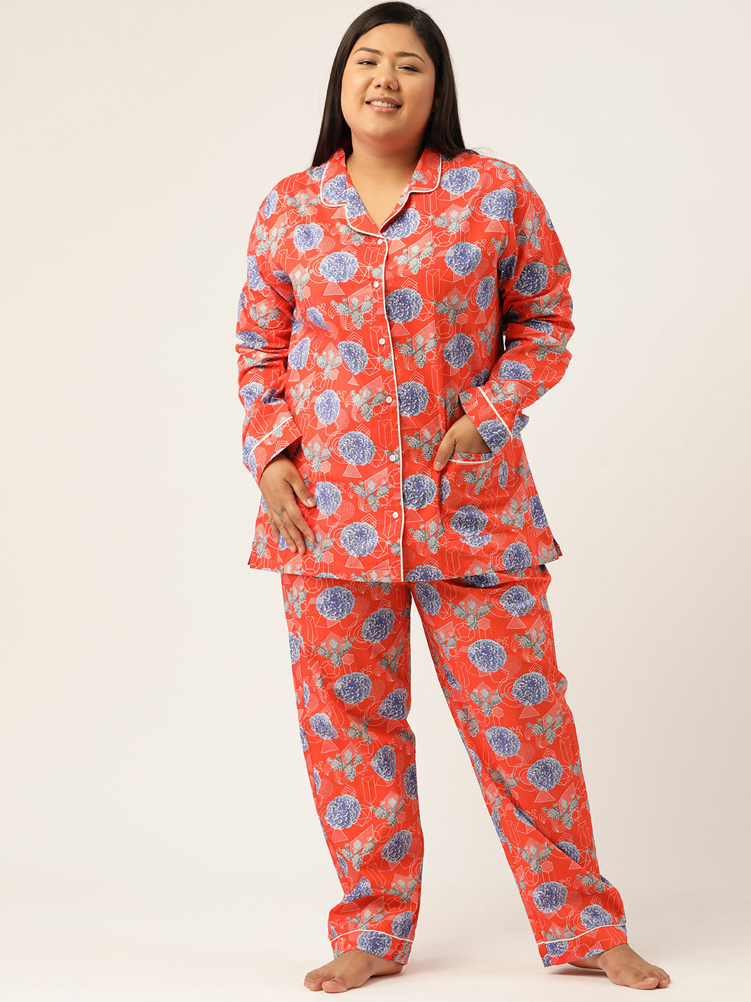 Printed Pyjamas Set