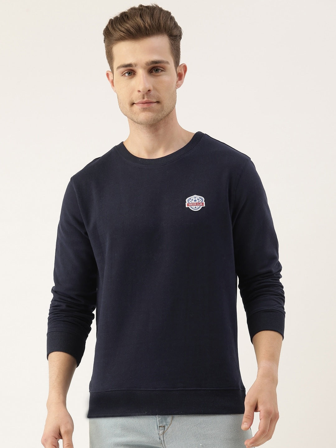 Solid Hooded Sweatshirt
