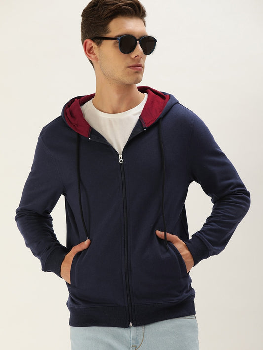 Solid Hooded Sweatshirt
