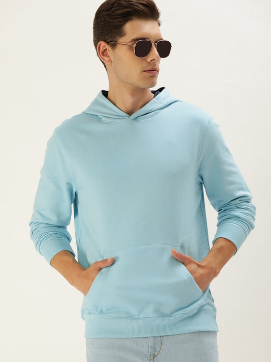Solid Hooded Sweatshirt