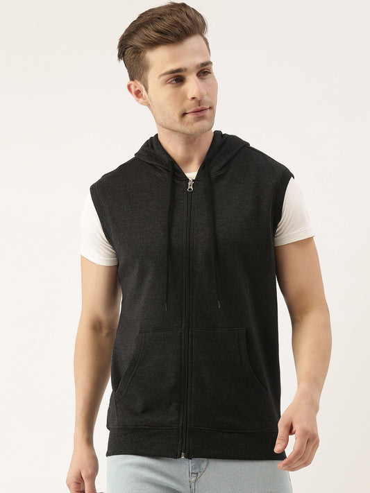 Solid Hooded Sweatshirt