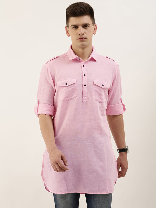 Solid Pathani Kurta