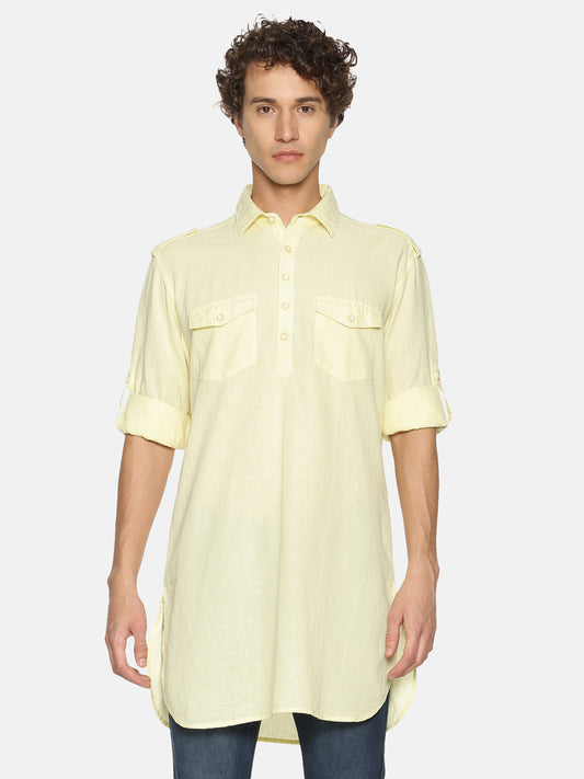 Thread Work Pathani Kurta
