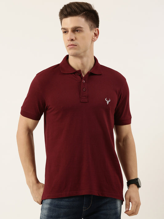 Solid Polo T-shirt