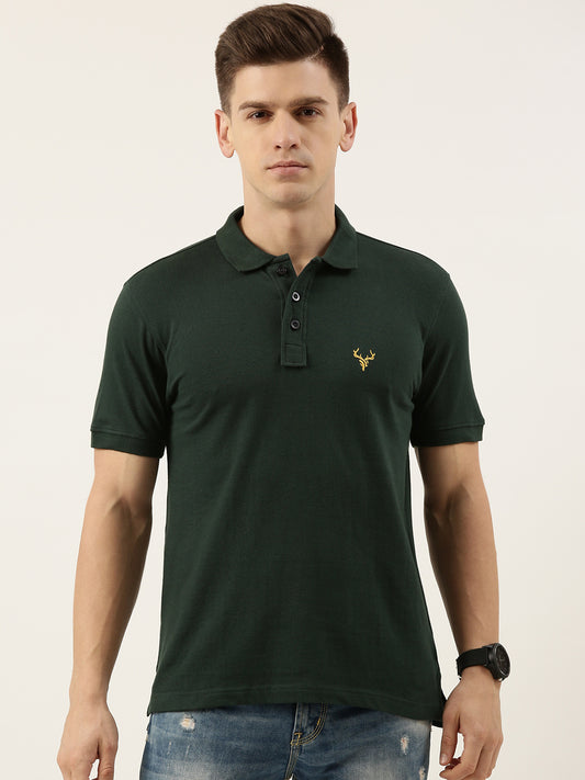 Solid Polo T-Shirt