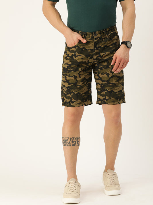 Printed Chino Shorts