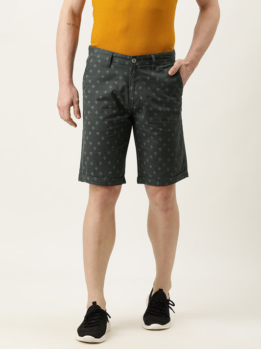 Printed Chino Shorts