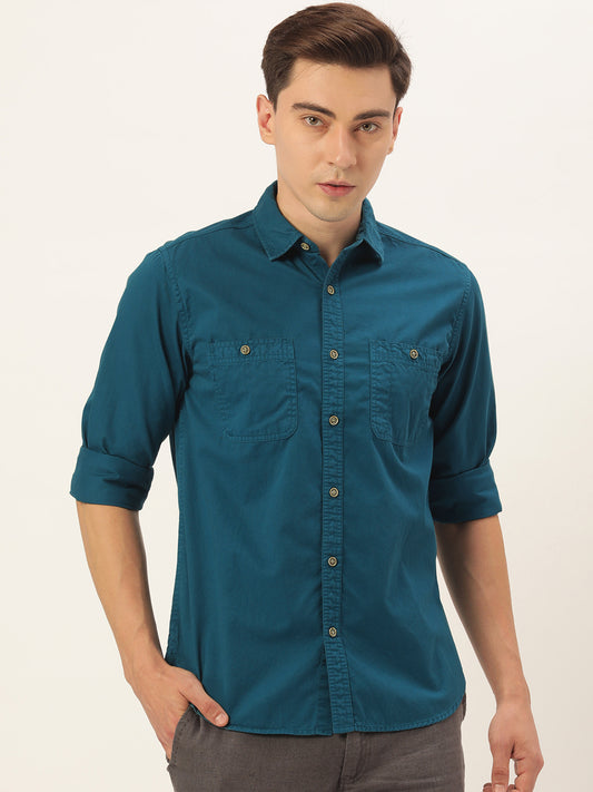Solid Casual Shirt