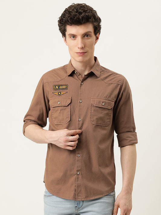 Solid Casual Shirt