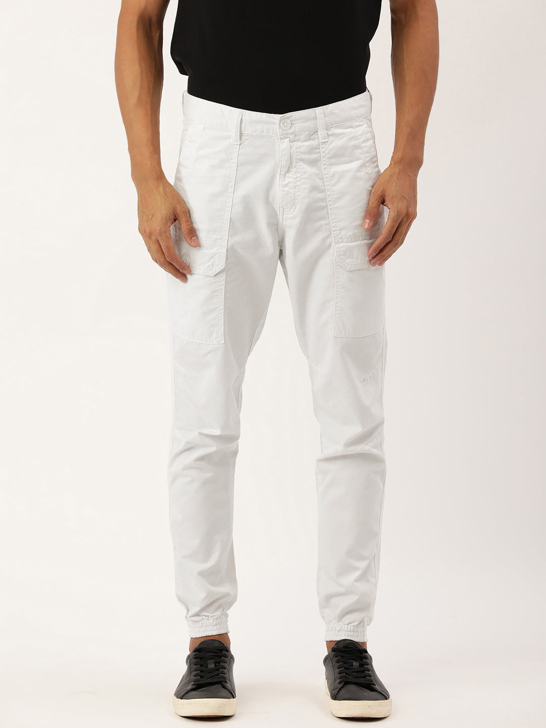 Solid Cotton Joggers
