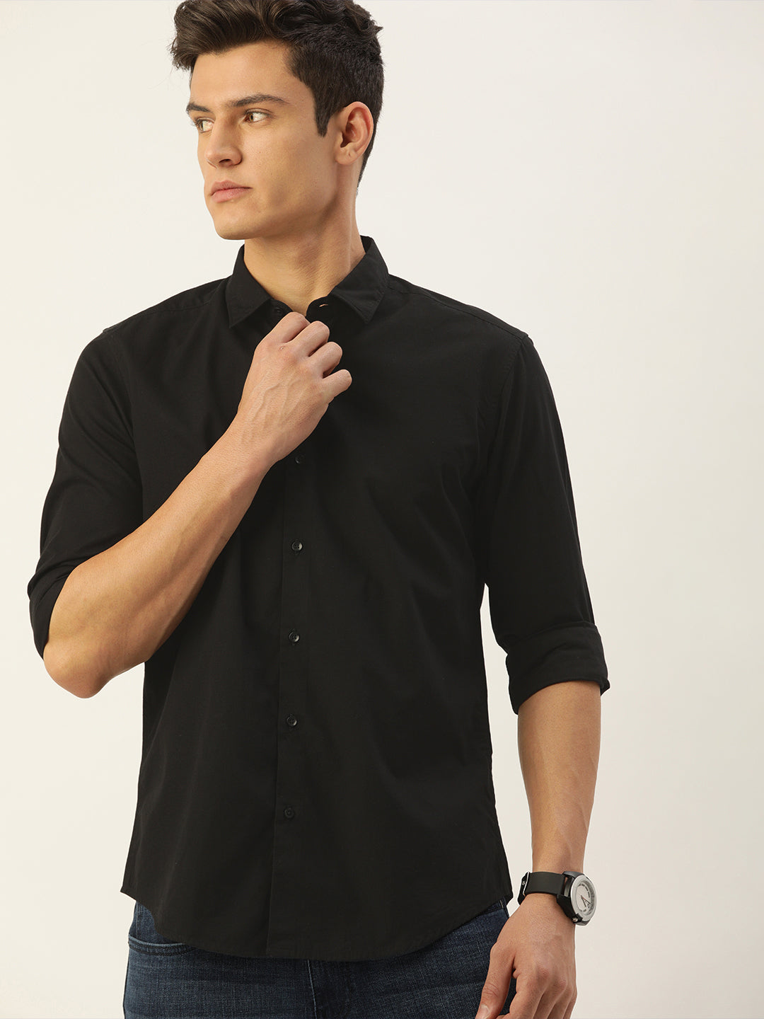 Solid Casual Shirt