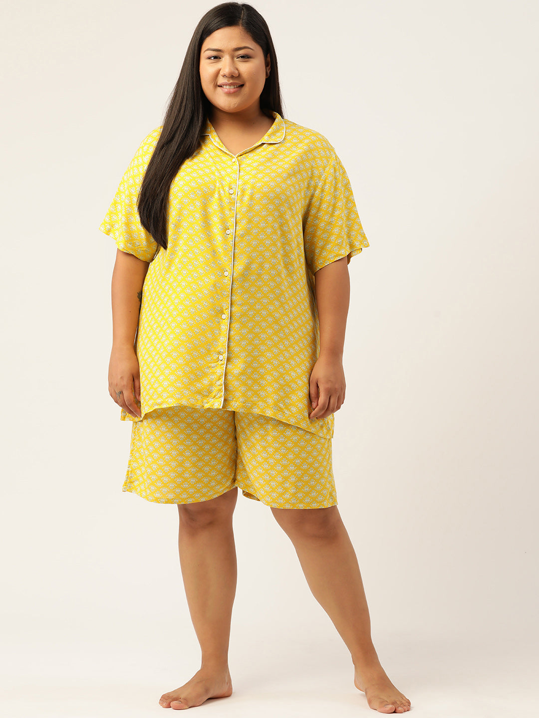 Printed Shorts Set