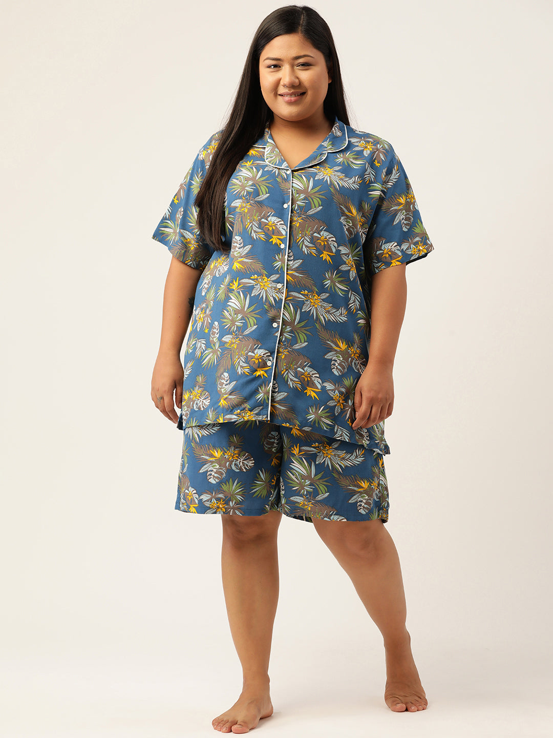 Printed Shorts Set