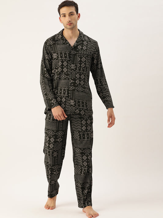 Printed Night Suit