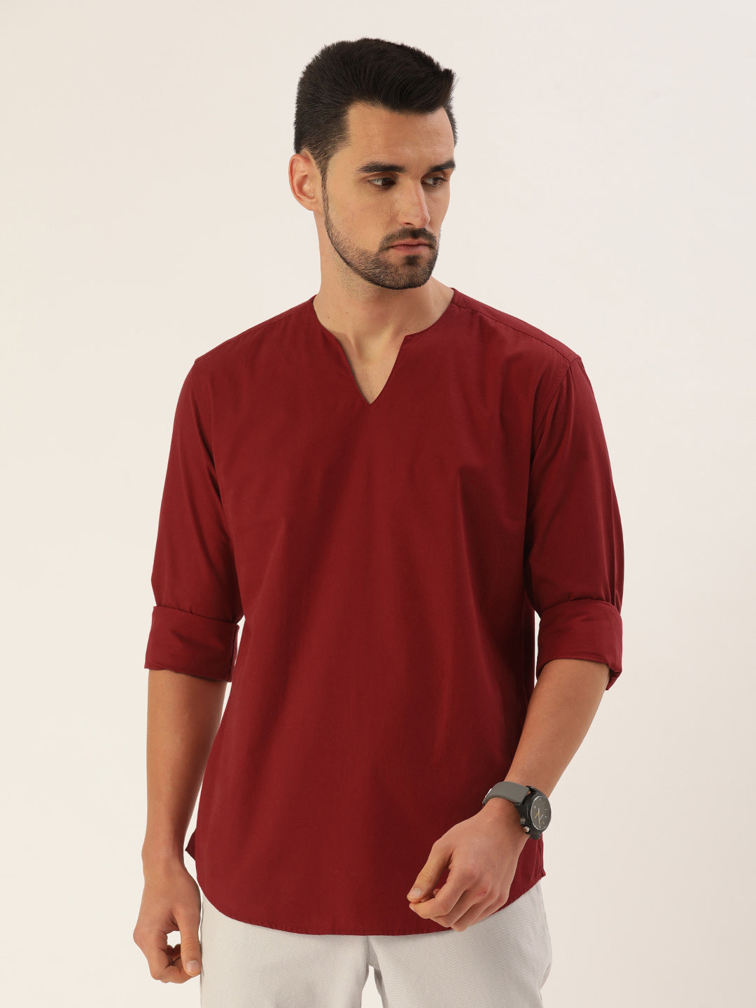 Solid Casual Shirt