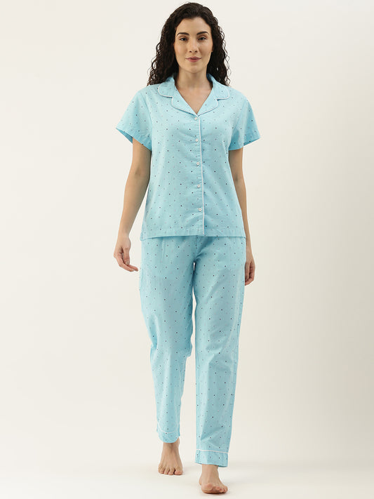 Printed Night Suit