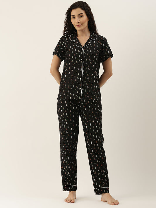 Printed Night Suit