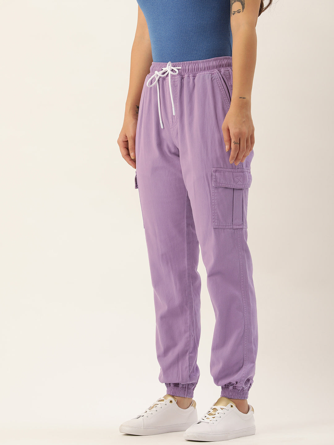 Solid Cargos Trousers