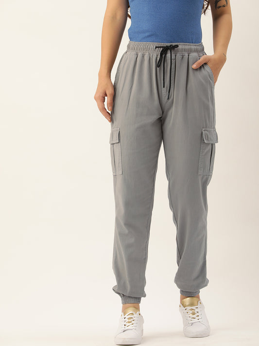 Solid Cargos Trousers