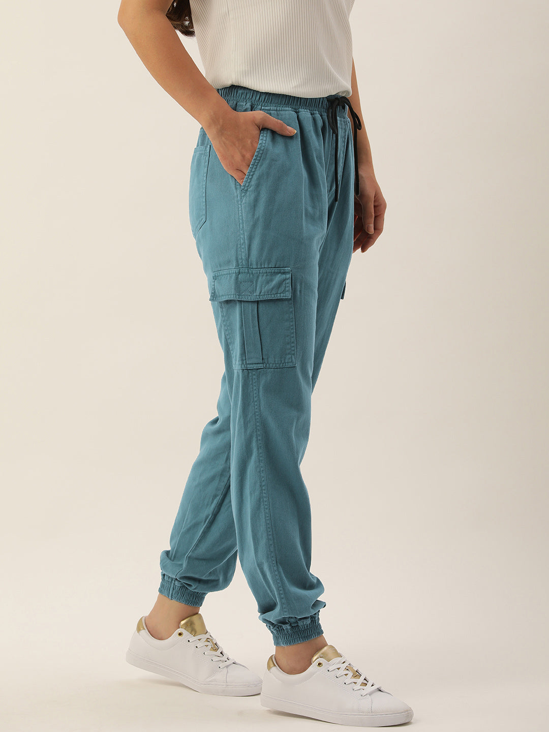 Solid Cargos Trousers