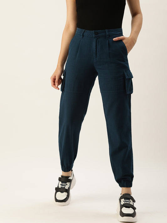 Pleated Joggers Trousers