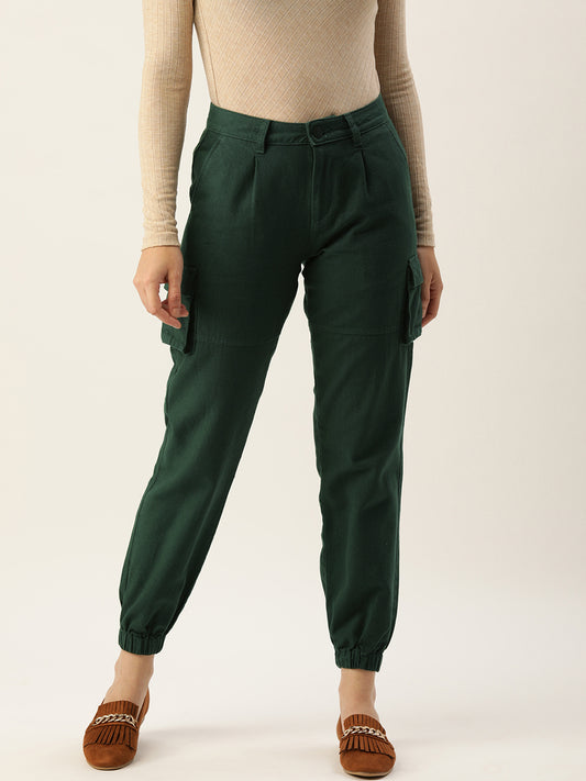 Pleated Joggers Trousers