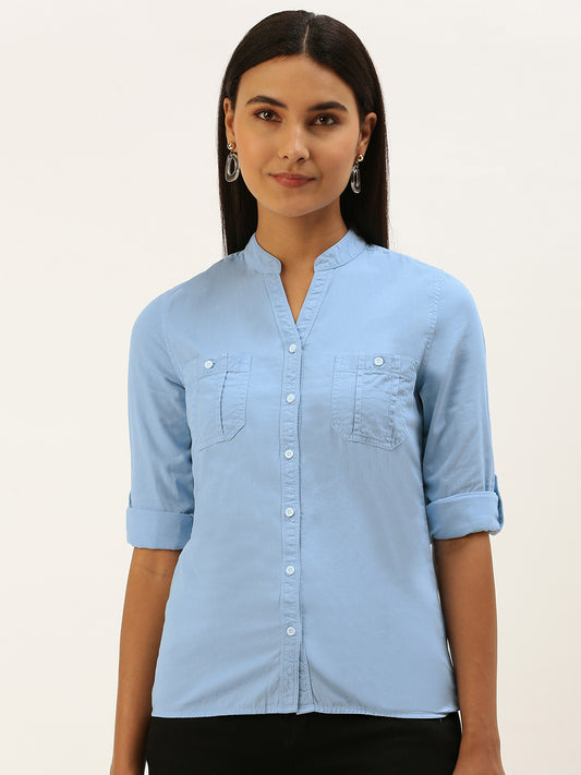 Solid Casual Shirt