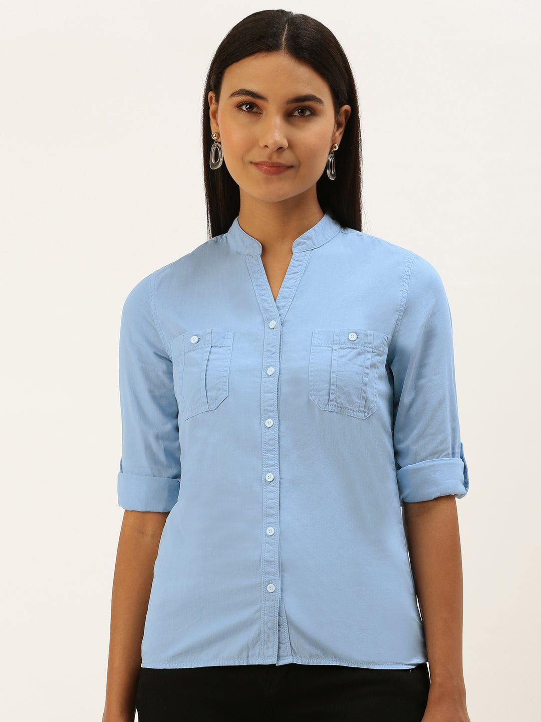 Solid Casual Shirt