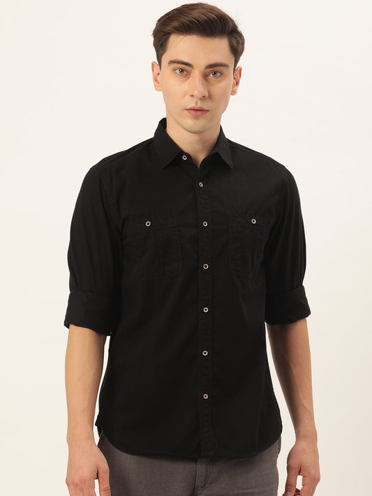 Solid Casual Shirt