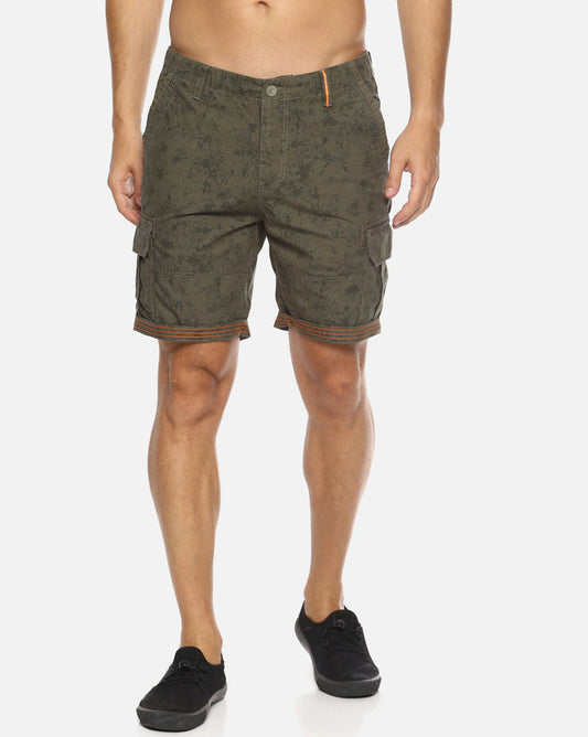 Printed Cargo Shorts