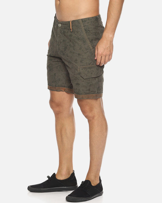 Printed Cargo Shorts