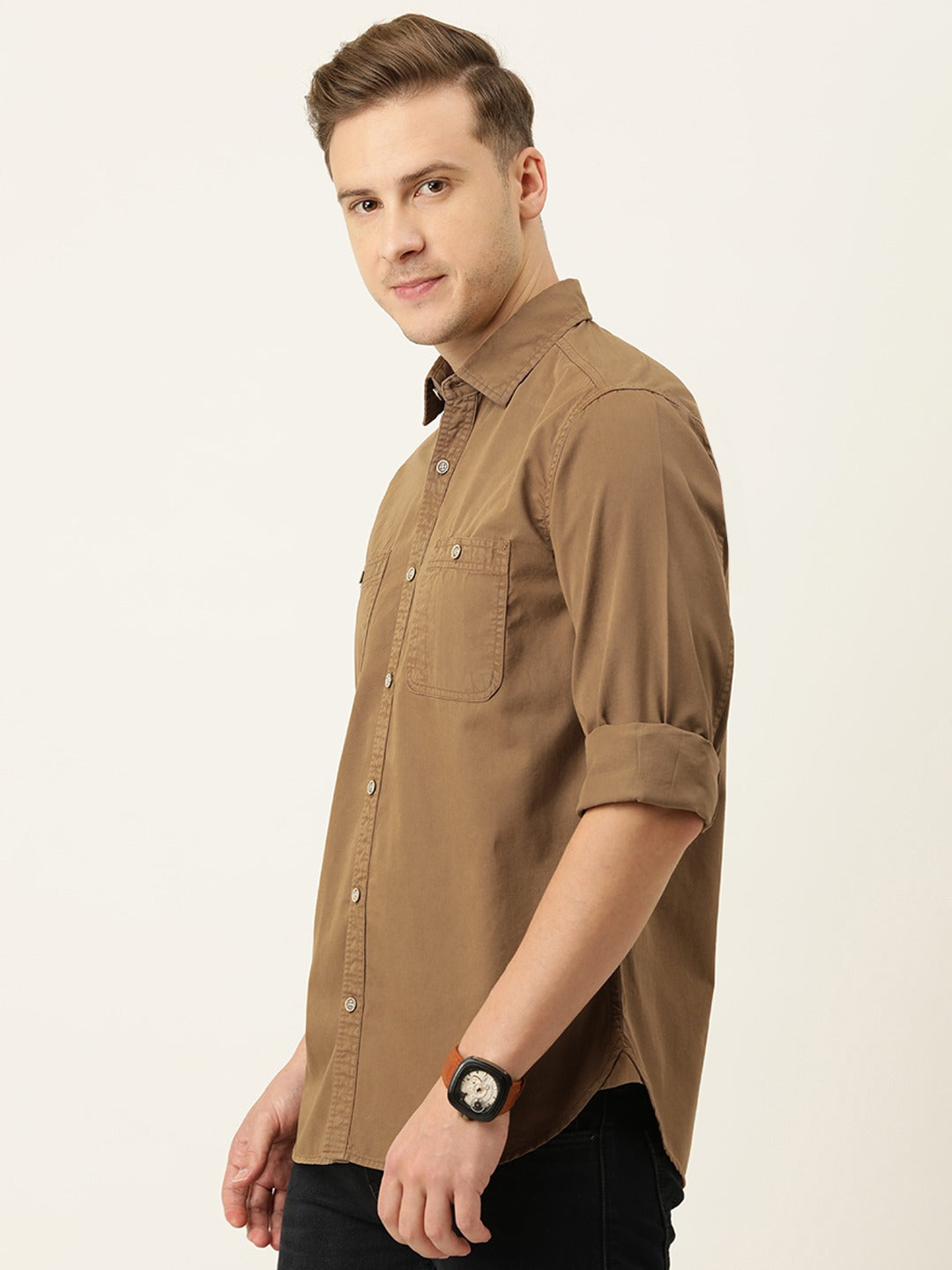 Solid Casual Shirt