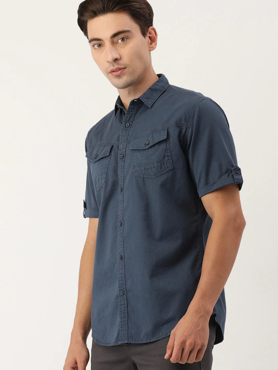 Solid Casual Shirt