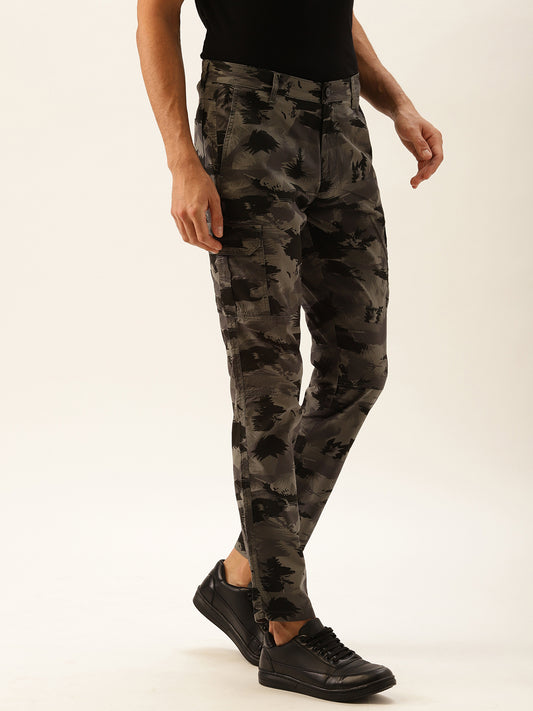 Printed Cargo Trouser