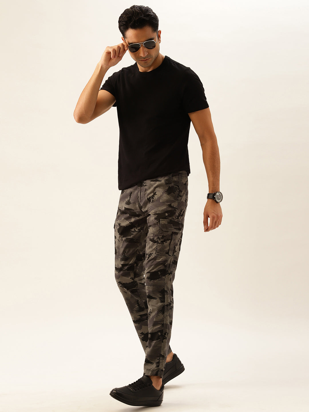Printed Cargo Trouser