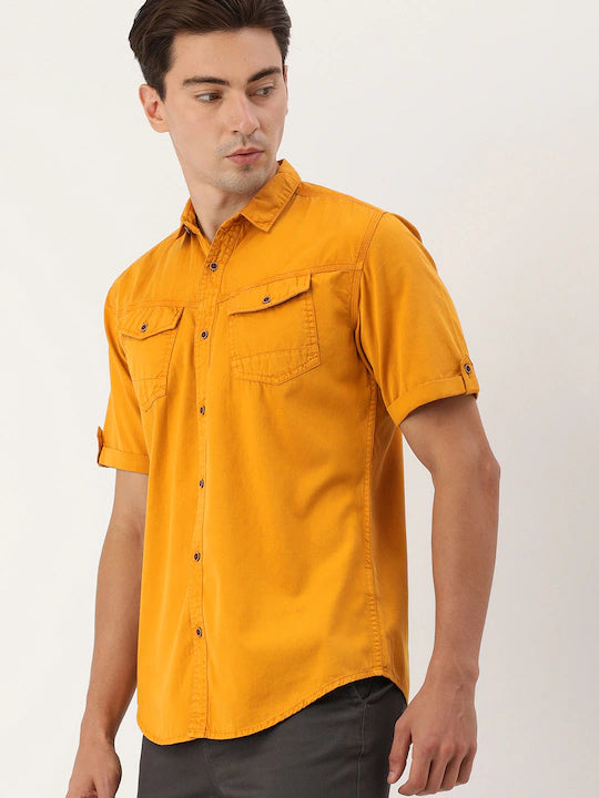 Solid Casual Shirt