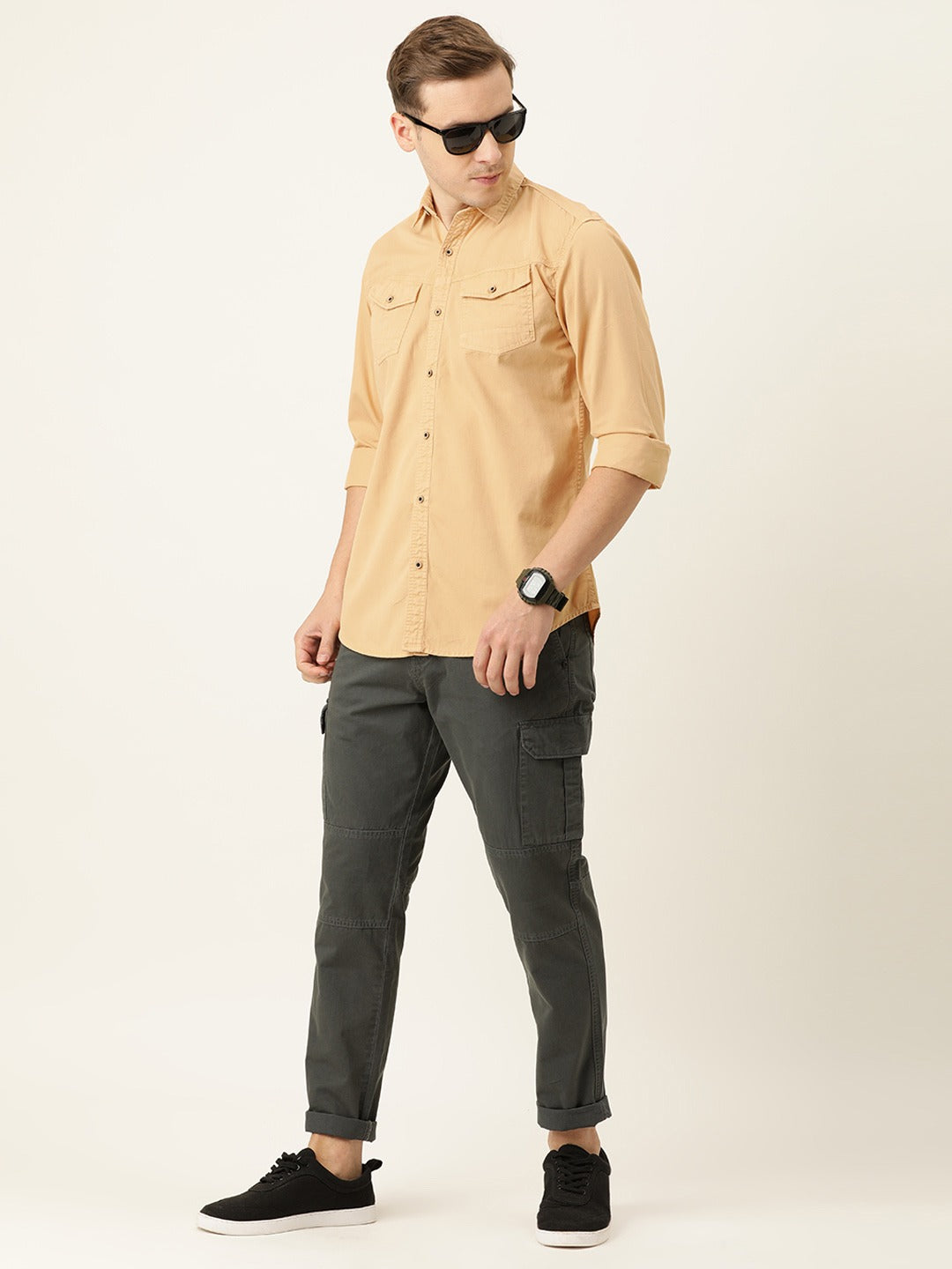 Solid Casual Shirt
