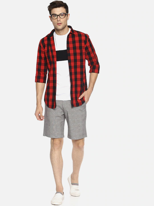 Checked Shorts