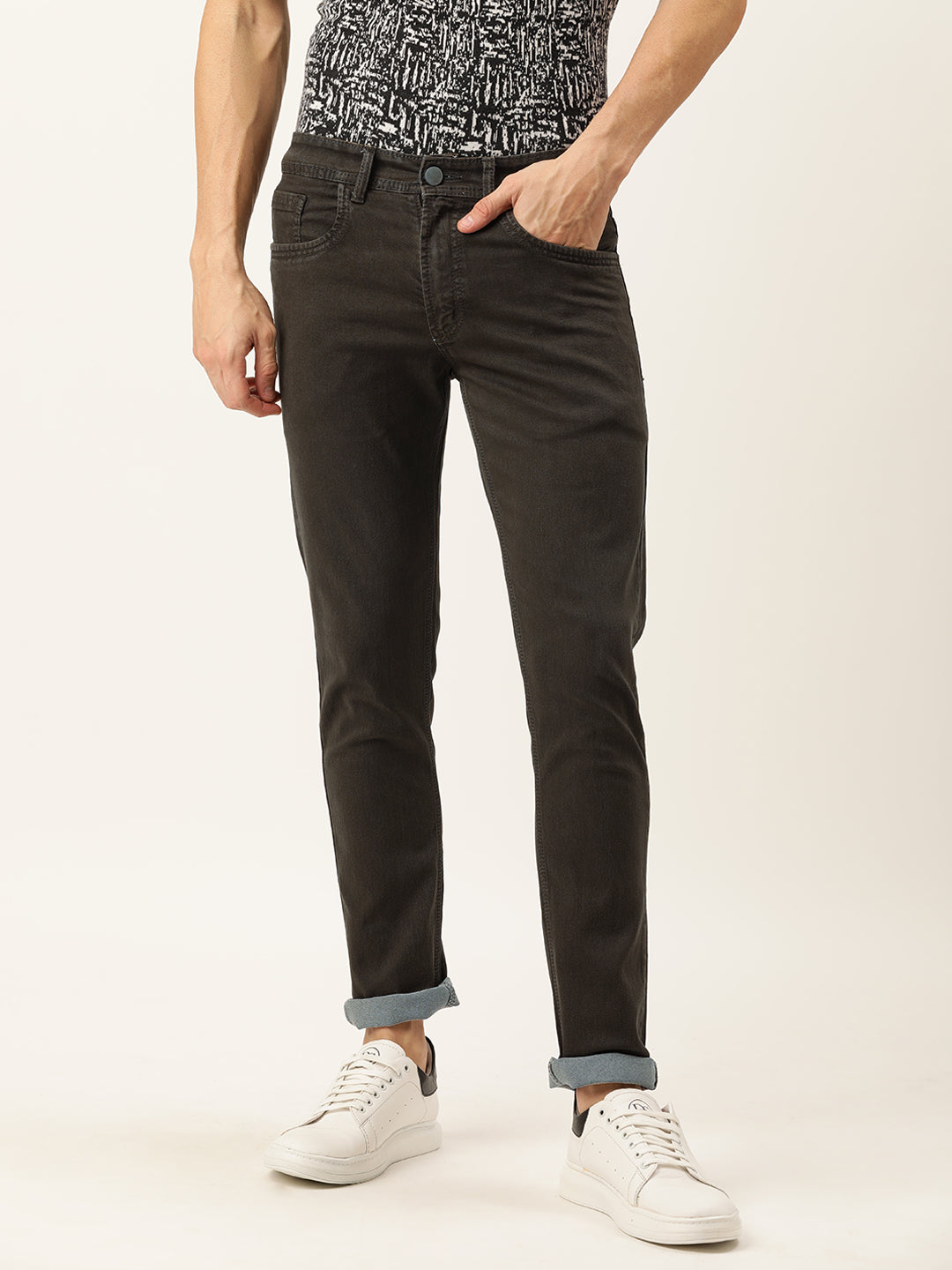 Solid Jeans