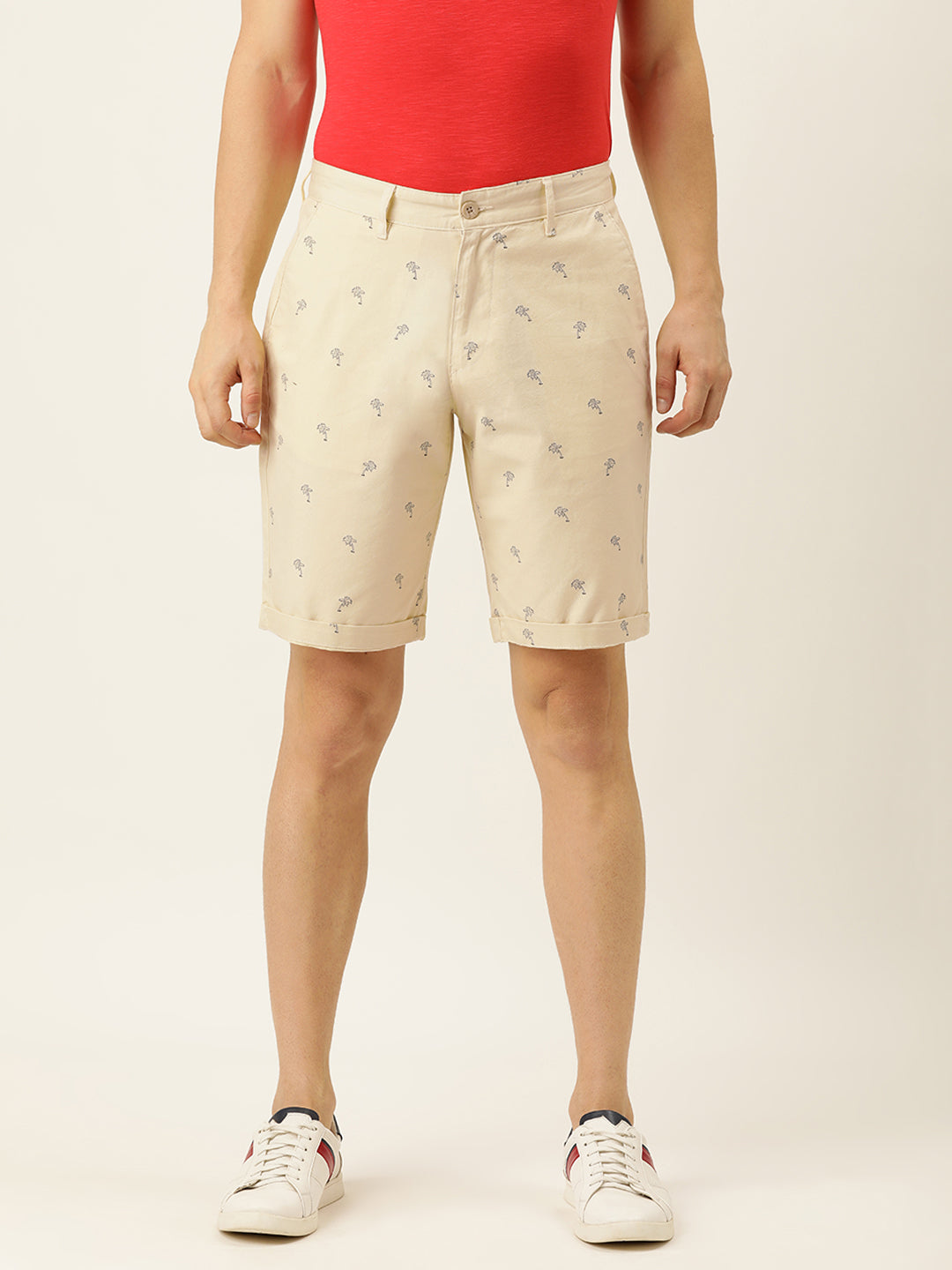 Printed Chino Shorts