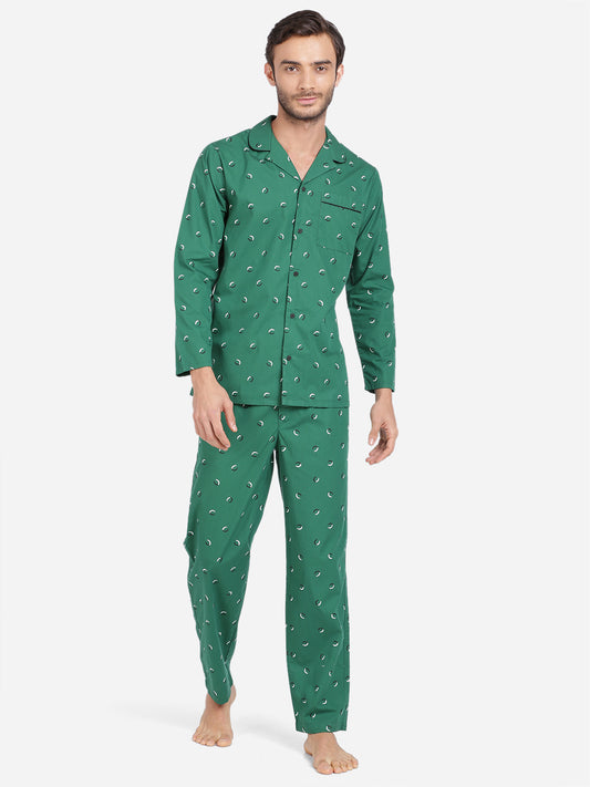 Printed Night Suit Set