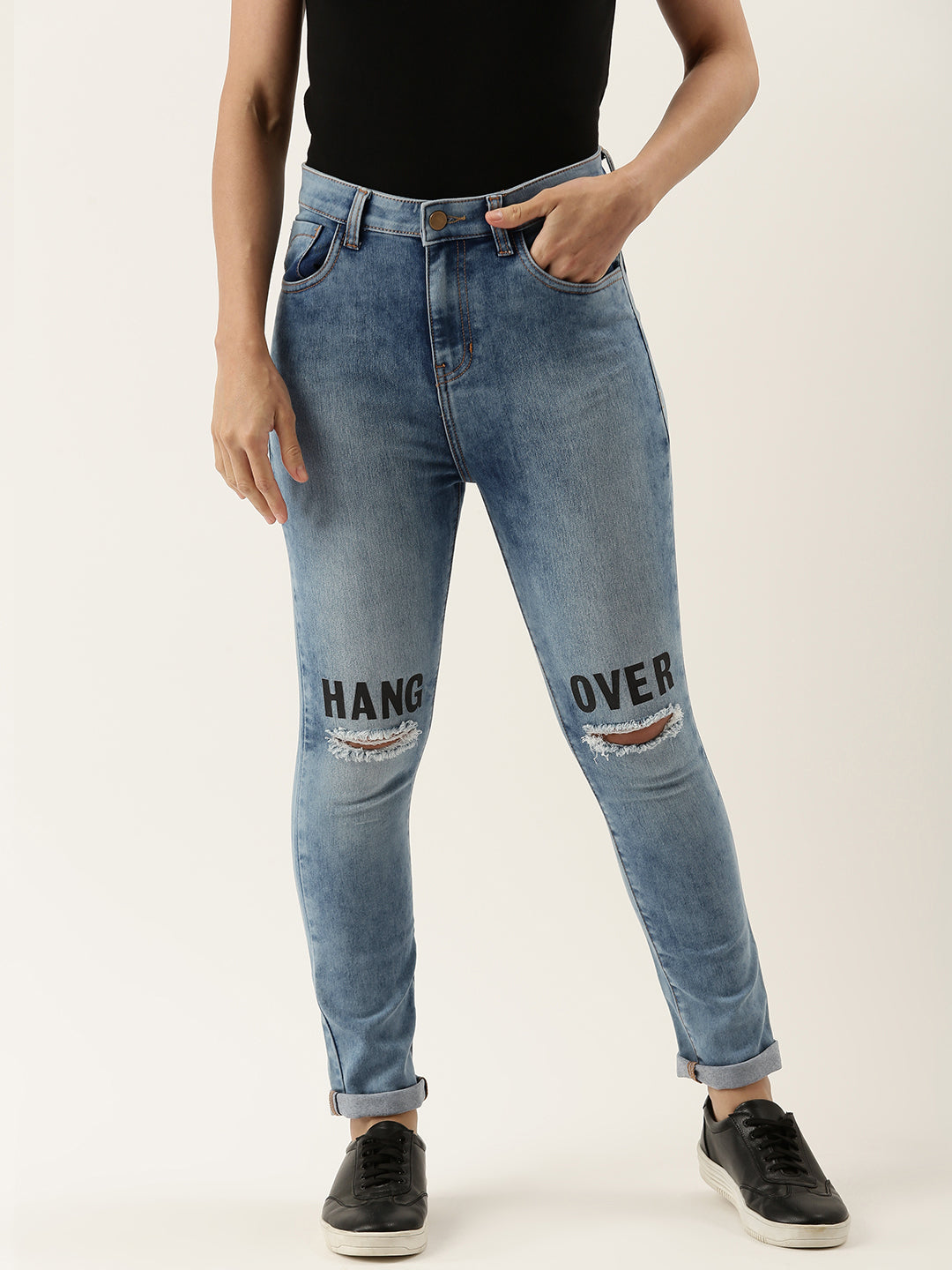 Printed Jeans